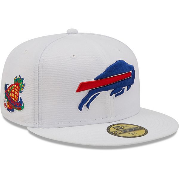 BUFFALO BILLS AFC 2022 SIDELINE CREAM FITTED HAT