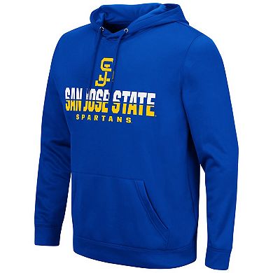 Men's Colosseum Royal San Jose State Spartans Lantern Pullover Hoodie