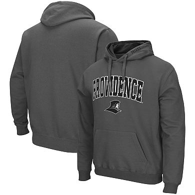 Men's Colosseum Charcoal Providence Friars Arch and Logo Pullover Hoodie