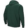 Men's Colosseum Green Ohio Bobcats Arch and Logo Pullover Hoodie