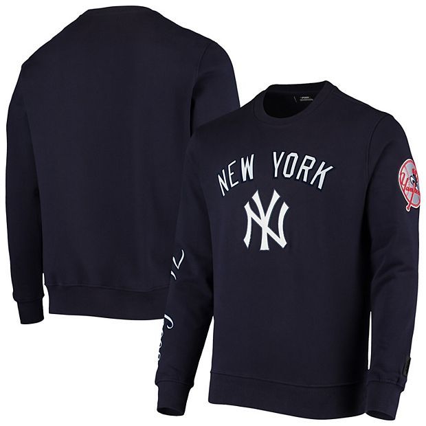 Men's Pro Standard Navy New York Yankees Stacked Logo Pullover