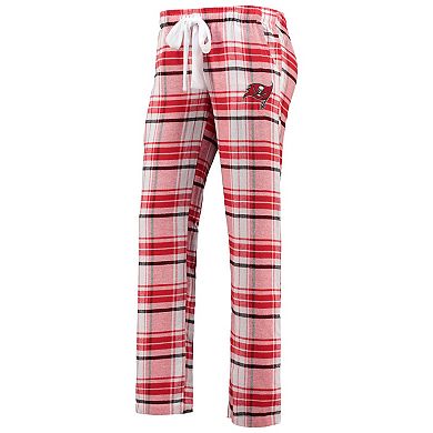 Women's Concepts Sport Red/Black Tampa Bay Buccaneers Accolade Flannel Pants