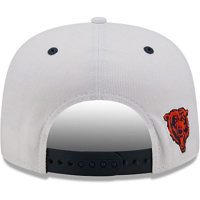 Chicago Bears キャップ 白と紺 スナップバック Men's New Era White/Navy Chicago Bears Sparky Original