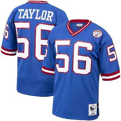 Men s Mitchell Ness Lawrence Taylor Royal New York Giants 1986 Authentic Throwback Retired Player Jersey