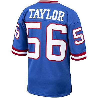 Men's Mitchell & Ness Lawrence Taylor Royal New York Giants 1986 Authentic Throwback Retired Player Jersey