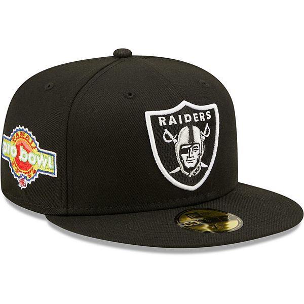 Men's New Era Black Las Vegas Raiders 1994 Pro Bowl Patch Gray ...