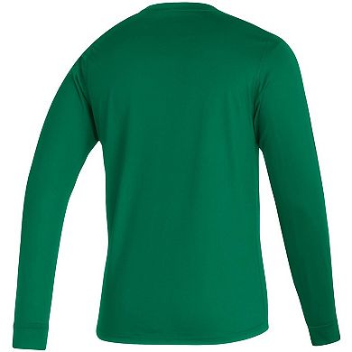 Men's adidas Kelly Green Dallas Stars Dassler AEROREADY Creator Long Sleeve T-Shirt