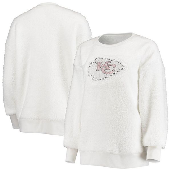 white kansas city chiefs sweatshirt