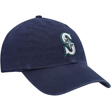 Youth '47 Navy Seattle Mariners Team Logo Clean Up Adjustable Hat
