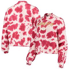 San Francisco 49ers WEAR by Erin Andrews Women's Vintage Corduroy Pullover  Sweatshirt - Scarlet