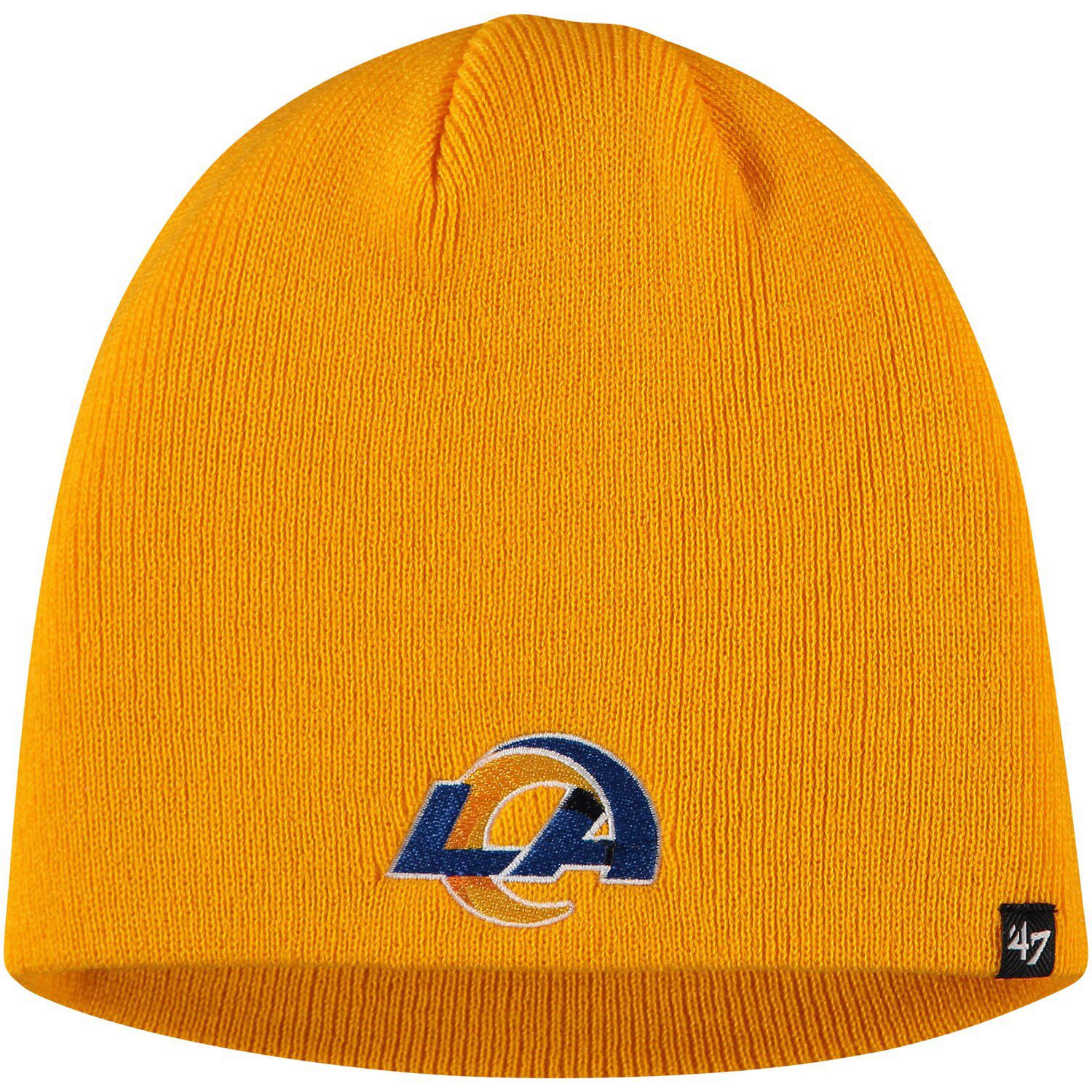 Men's New Era Royal Los Angeles Rams Trapper Knit Hat