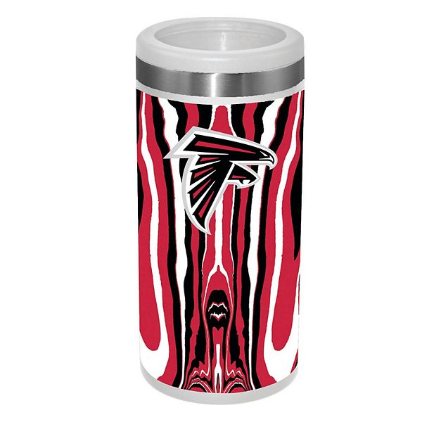 White Atlanta Falcons 12oz. Personalized Slim Can Holder