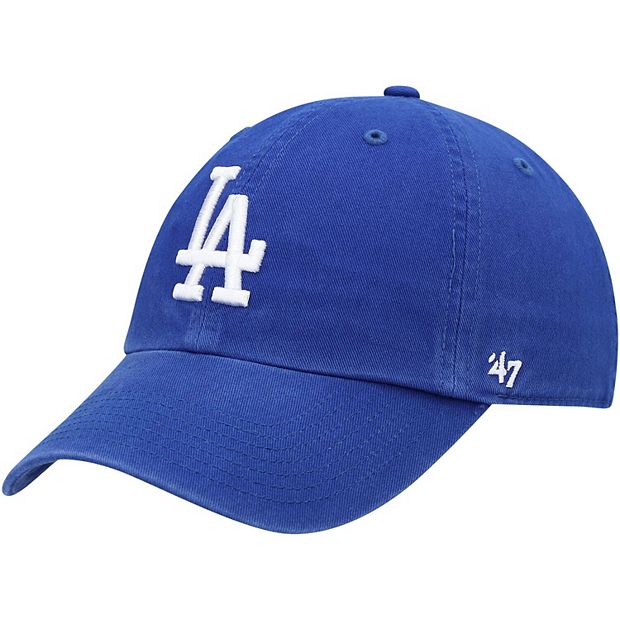 Youth '47 Royal Los Angeles Dodgers Team Logo Clean Up