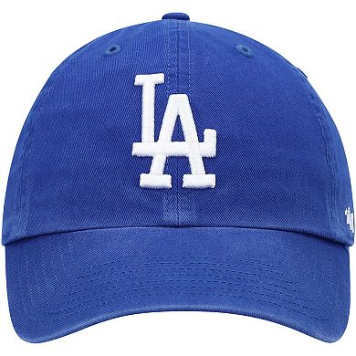 Youth '47 Royal Los Angeles Dodgers Team Logo Clean Up Adjustable Hat