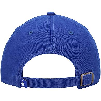 Youth '47 Royal Los Angeles Dodgers Team Logo Clean Up Adjustable Hat