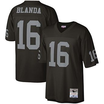 Men's Mitchell & Ness George Blanda Black Las Vegas Raiders Legacy Replica Jersey