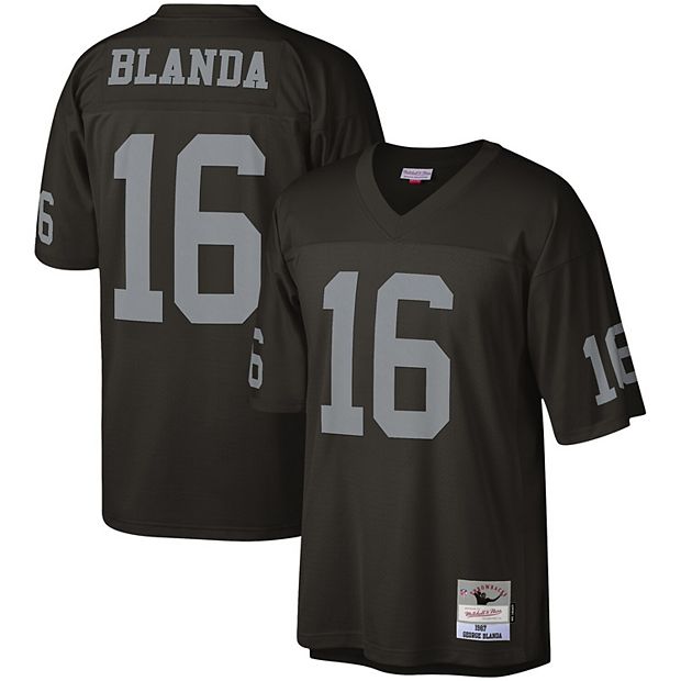 Product Detail  MITCHELL & NESS GEORGE BLANDA 1967 LEGACY JERSEY - Black -  XS