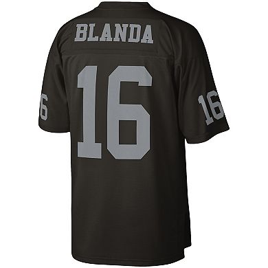 Men's Mitchell & Ness George Blanda Black Las Vegas Raiders Legacy Replica Jersey