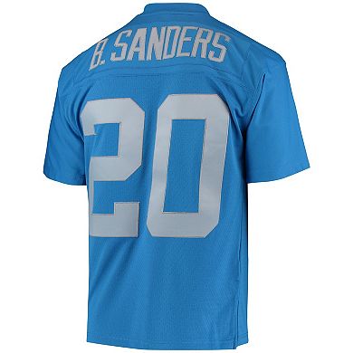 Men's Mitchell & Ness Barry Sanders Blue Detroit Lions 1994 Legacy ...