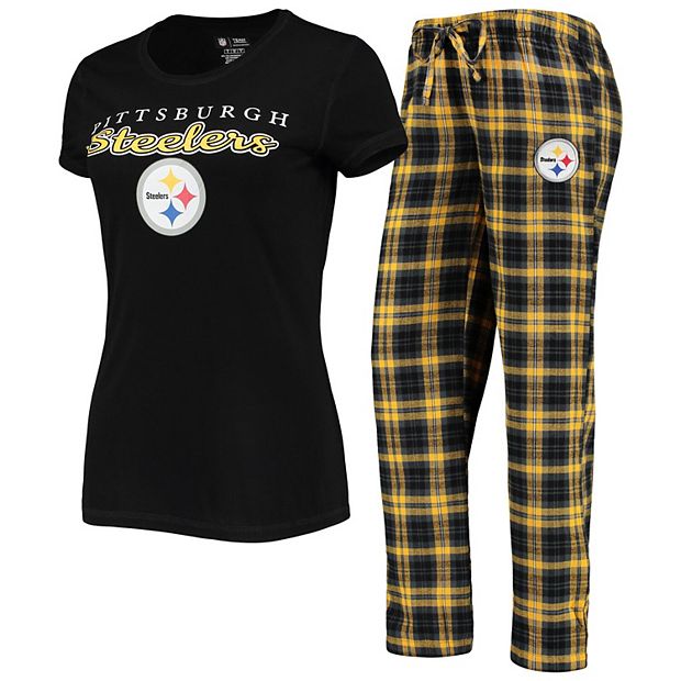 Concepts Sport Steelers Women's Register Short Sleeve T-Shirt - S