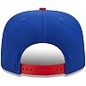 Men's New Era Blue Philadelphia 76ers Bold 9FIFTY Snapback Hat