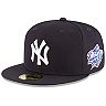 Men's New Era Navy New York Yankees Side Patch 1998 World Series 59FIFTY Fitted Hat