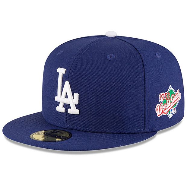 Men's New Era Black Los Angeles Dodgers Sidepatch 59FIFTY Fitted Hat