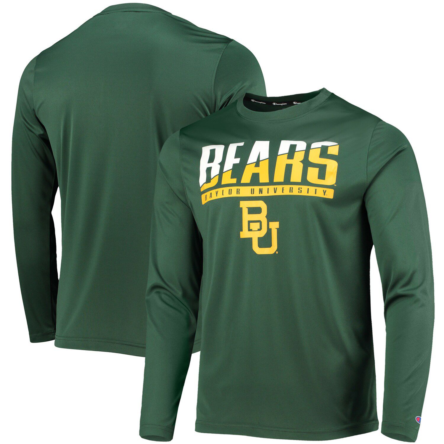 Men's Nike White Baylor Bears Legend Bench Long Sleeve T-Shirt