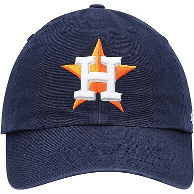 Youth '47 Navy Houston Astros Team Logo Clean Up Adjustable Hat
