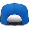 Men's New Era Blue Dallas Mavericks Bold 9FIFTY Snapback Hat