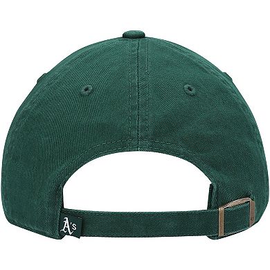 Youth '47 Green Oakland Athletics Team Logo Clean Up Adjustable Hat