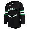 Men's adidas Black North Dakota Alternate Hockey Jersey