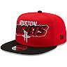 Men's New Era Red Houston Rockets Bold 9FIFTY Snapback Hat