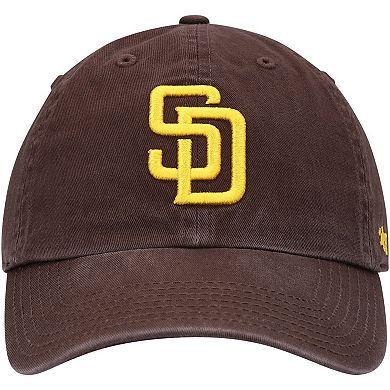 Youth '47 Brown San Diego Padres Team Logo Clean Up Adjustable Hat