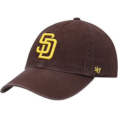 Youth '47 Brown San Diego Padres Team Logo Clean Up Adjustable Hat