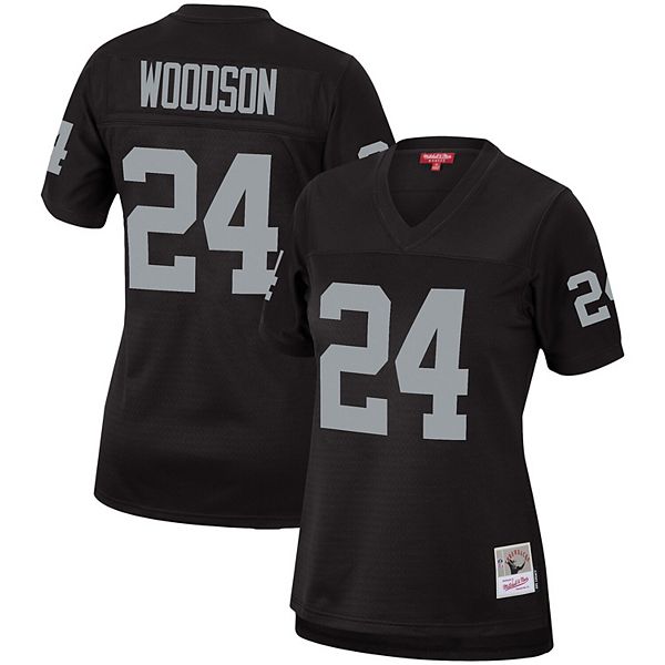 Women's Mitchell & Ness Charles Woodson Black Las Vegas Raiders Legacy  Replica Team Jersey