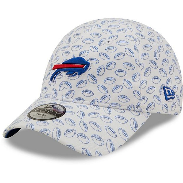 Toddler New Era White Buffalo Bills Cutie 9FORTY Flex Hat