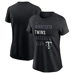 Profile Women's Navy/Heather Gray Minnesota Twins Plus Size Colorblock T-Shirt Size:3XL