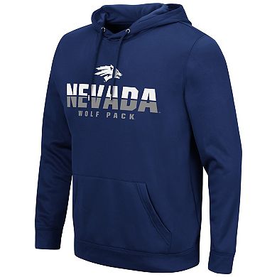 Men's Colosseum Navy Nevada Wolf Pack Lantern Pullover Hoodie