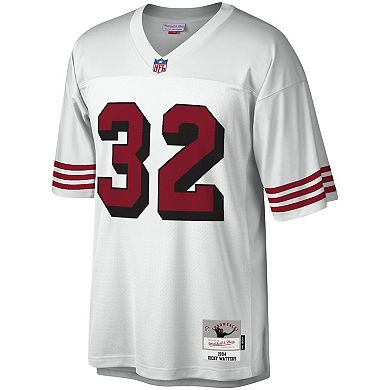 Men's Mitchell & Ness Ricky Watters White San Francisco 49ers Legacy Replica Jersey