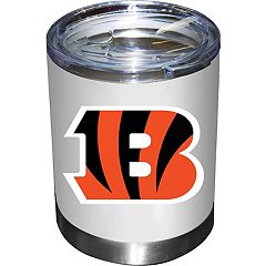 Cincinnati Bengals Simple Straight Skinny Glitter Tumbler - Cruel Ball