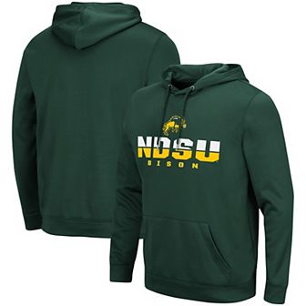 Men's Colosseum Green NDSU Bison Lantern Pullover Hoodie
