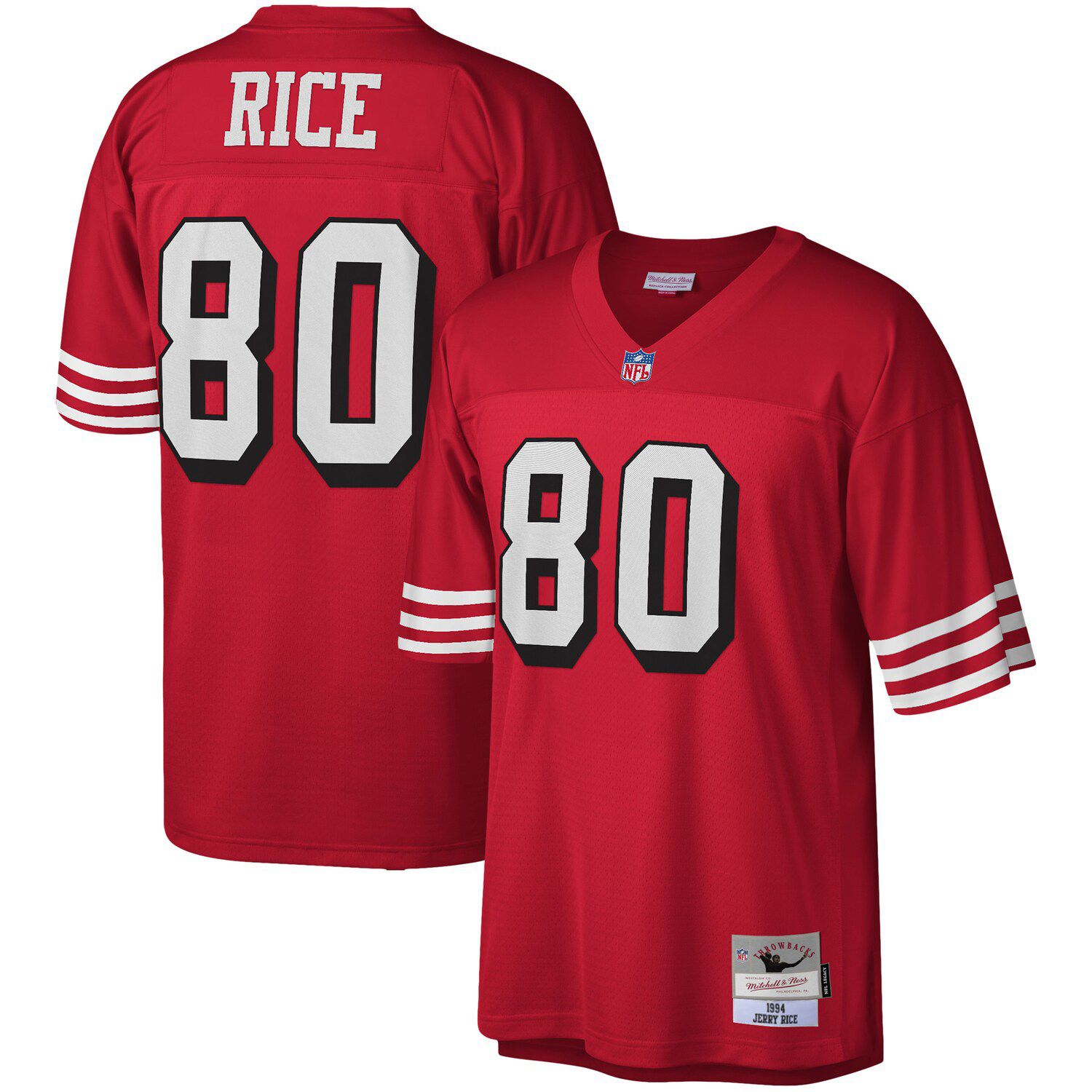 Men's Mitchell & Ness Ronnie Lott White San Francisco 49ers Big Tall 1990 Retired Player Replica Jersey