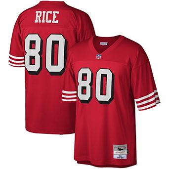 Men's Mitchell & Ness Jerry Rice Scarlet San Francisco 49ers 1994 Legacy Replica Jersey