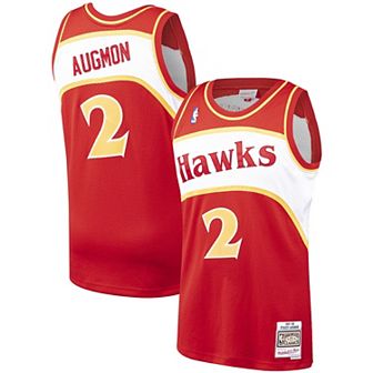 Men's Mitchell & Ness Stacey Augmon Red Atlanta Hawks Hardwood Classics 1991-92 Swingman Jersey