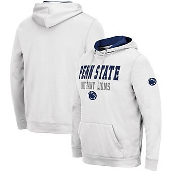 Men's Colosseum White Penn State Nittany Lions Sunrise Pullover Hoodie