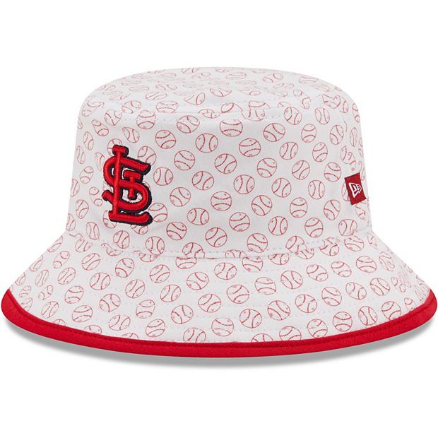 Toddler New Era White St. Louis Cardinals Cutie Bucket Hat