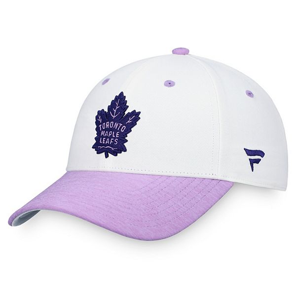 Toronto Maple Leafs adidas White/Purple Hockey Fights Cancer Authentic  Jersey