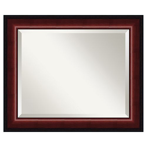 Amanti Art Cambridge Traditional Wood Wall Mirror