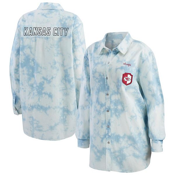 Women's WEAR by Erin Andrews Denim Kansas City Chiefs Chambray